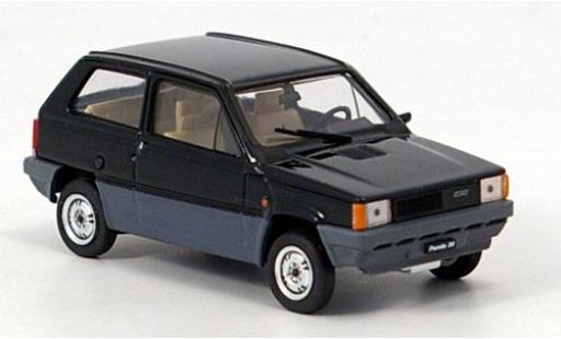 Fiat Panda 1/43 Brumm 30 negro 1980 coche miniatura