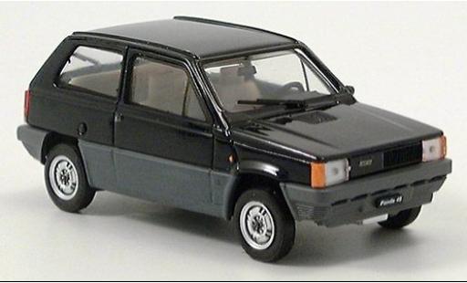 Fiat Panda 1/43 Brumm 45 negro 1980 coche miniatura