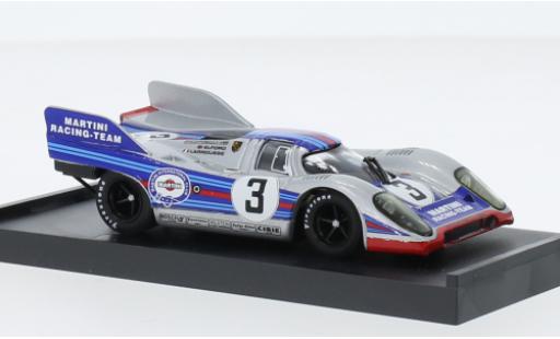 Coche miniatura Porsche 917 1971 1/43 Brumm K No.3 Martini Racing Team Martini 1000km Monza Porsche 917 1971 1/43 Brumm K No.3 Martini Racing Team Martini 1000km Monza coche miniatura