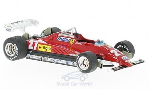 Ferrari 126 1/43 Brumm C2 turbo No.27 Formel 1 GP Italien 1982 P.Tambay coche miniatura