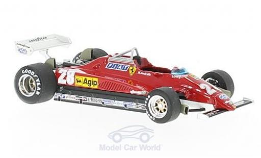 Coche miniatura Ferrari 126 1982 1/43 Brumm C2 turbo No.28 Formel 1 GP Italien 1982 M.Andretti Ferrari 126 1982 1/43 Brumm C2 turbo No.28 Formel 1 GP Italien 1982 M.Andretti coche miniatura