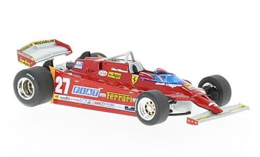 Ferrari 126 1/43 Brumm CX comprex No.27 Formel 1 GP USA 1981 G.Villeneuve coche miniatura