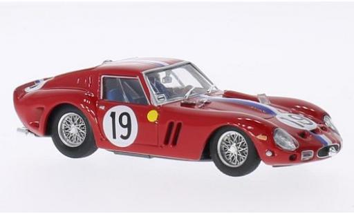 Coche miniatura Ferrari 250 1/43 Brumm GTO No.19 24h Le Mans 1962 châssis 3705GT J.Guichet/P.Noblet Ferrari 250 1/43 Brumm GTO No.19 24h Le Mans 1962 châssis 3705GT J.Guichet/P.Noblet coche miniatura