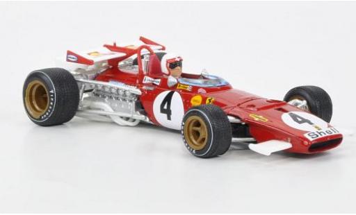 Coche miniatura Ferrari 312 1/43 Brumm B No.4 GP Italien 1970 avec figurine de conducteur C.Regazzoni Ferrari 312 1/43 Brumm B No.4 GP Italien 1970 avec figurine de conducteur C.Regazzoni coche miniatura