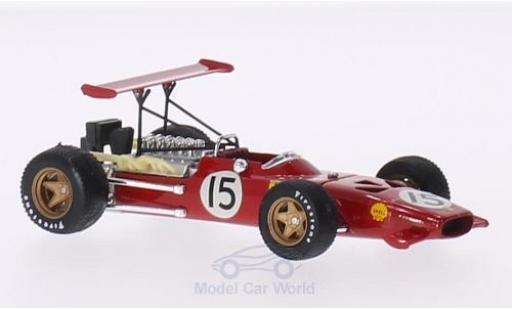 Coche miniatura Ferrari 312 1/43 Brumm F1 No.15 Scuderia Formel 1 GP Spanien 1969 C.Amon Ferrari 312 1/43 Brumm F1 No.15 Scuderia Formel 1 GP Spanien 1969 C.Amon coche miniatura