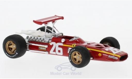 Coche miniatura Ferrari 312 P 1/43 Brumm F1 No.26 Formel 1 GP Frankreich 1968 J.Ickx Ferrari 312 P 1/43 Brumm F1 No.26 Formel 1 GP Frankreich 1968 J.Ickx coche miniatura