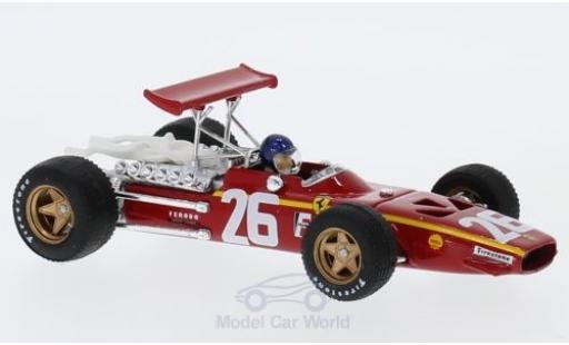 Coche miniatura Ferrari 312 P 1/43 Brumm F1 No.26 Formel 1 GP Frankreich 1968 mit Fahrer J.Ickx Ferrari 312 P 1/43 Brumm F1 No.26 Formel 1 GP Frankreich 1968 mit Fahrer J.Ickx coche miniatura
