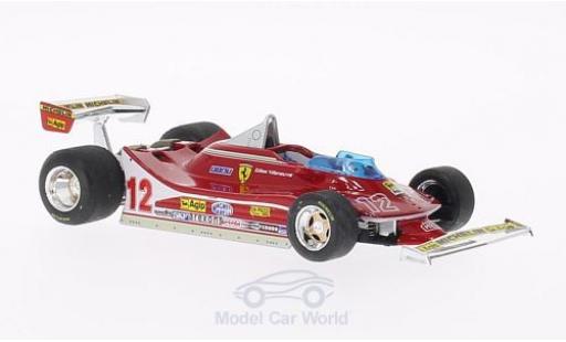 Coche miniatura Ferrari 312 T4 1/43 Brumm T4 No.12 GP Frankreich 1979 G.Villeneuve Ferrari 312 T4 1/43 Brumm T4 No.12 GP Frankreich 1979 G.Villeneuve coche miniatura