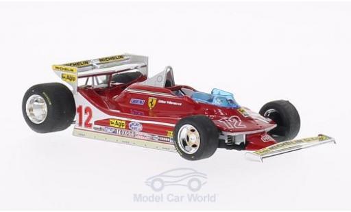 Coche miniatura Ferrari 312 T4 1/43 Brumm T4 No.12 GP Monaco 1979 G.Villeneuve Ferrari 312 T4 1/43 Brumm T4 No.12 GP Monaco 1979 G.Villeneuve coche miniatura