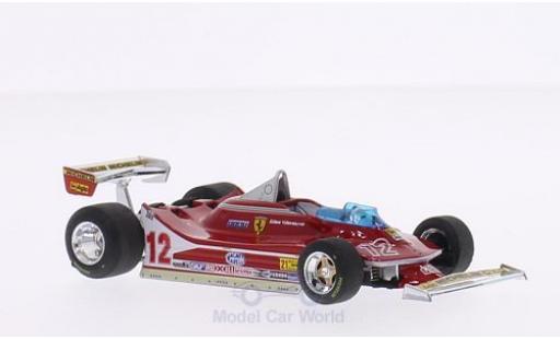 Coche miniatura Ferrari 312 T4 1/43 Brumm T4 No.12 Scuderia Formel 1 GP USA West 1979 G.Villeneuve Ferrari 312 T4 1/43 Brumm T4 No.12 Scuderia Formel 1 GP USA West 1979 G.Villeneuve coche miniatura