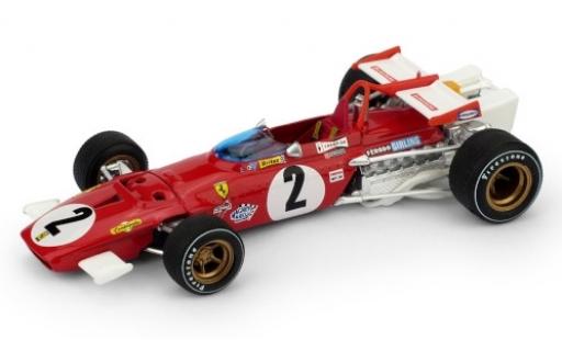 Coche miniatura Ferrari 312 1/43 Brumm B No.2 Scuderia Formel 1 GP Italien 1970 J.Ickx Ferrari 312 1/43 Brumm B No.2 Scuderia Formel 1 GP Italien 1970 J.Ickx coche miniatura