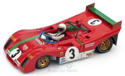 Coche miniatura Ferrari 312 1/43 Brumm PB RHD No.3 Targa Florio 1972 S.Munari Ferrari 312 1/43 Brumm PB RHD No.3 Targa Florio 1972 S.Munari coche miniatura