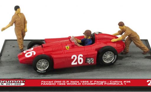 Coche miniatura Ferrari D50 1/43 Brumm No.26 Formel 1 GP Italien 1956 avec figurines in Emballage sp�cial J.M.Fangio Ferrari D50 1/43 Brumm No.26 Formel 1 GP Italien 1956 avec figurines in Emballage sp�cial J.M.Fangio coche miniatura