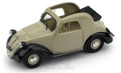Fiat 500 1/43 Brumm A 1.Serie beige/negro 1936 coche miniatura