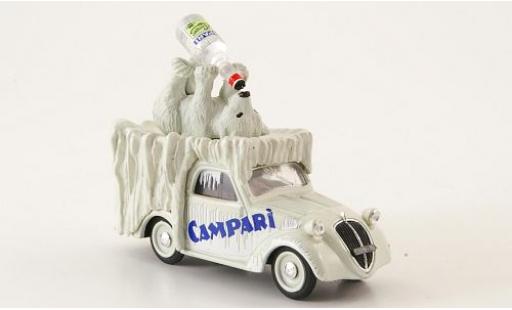 Fiat 500 1/43 Brumm B Furgoncino Campari 1950 avec figurine sans Vitrine coche miniatura