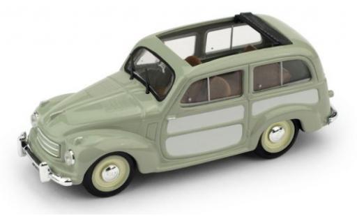 Fiat 500 1/43 Brumm C Belvedere verde/gris 1951 toit rabattable ouvert coche miniatura