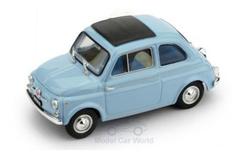 Fiat 500 1/43 Brumm D azul 1962 coche miniatura