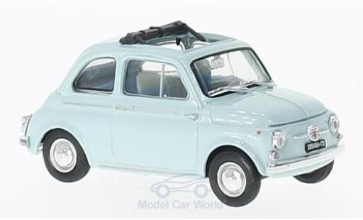 Fiat 500 1/43 Brumm D azul 1960 coche miniatura