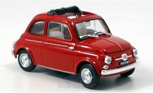 Fiat 500 1/43 Brumm D rojo 1960 coche miniatura