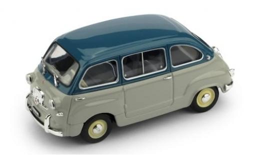 Coche miniatura Fiat 600 1/43 Brumm Multipla Berlina Serie 1a blau/grau 1956 1:43 Fiat 600 1/43 Brumm Multipla Berlina Serie 1a blau/grau 1956 1:43 coche miniatura