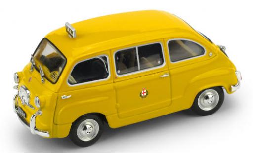 Coche miniatura Fiat 600 1/43 Brumm D Multipla Taxi (I) 1970 Taxi di Milano Fiat 600 1/43 Brumm D Multipla Taxi (I) 1970 Taxi di Milano coche miniatura