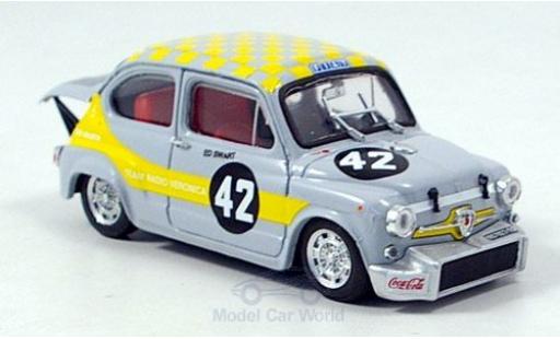 Coche miniatura Fiat Abarth 1000 1/43 Brumm Berlina No.42 Team Radio Veronica Zandvoort Trophy 1969 E.Swart Fiat Abarth 1000 1/43 Brumm Berlina No.42 Team Radio Veronica Zandvoort Trophy 1969 E.Swart coche miniatura