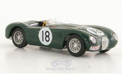 Coche miniatura Jaguar C-Type 1/43 Brumm No.18 24h Le Mans 1953 T.Rolt/D.Hamilton Jaguar C-Type 1/43 Brumm No.18 24h Le Mans 1953 T.Rolt/D.Hamilton coche miniatura