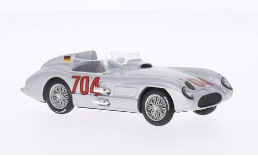 Coche miniatura Mercedes 300 1/43 Brumm SLR No.704 Mille Miglia 1955 H.Hermann Mercedes 300 1/43 Brumm SLR No.704 Mille Miglia 1955 H.Hermann coche miniatura