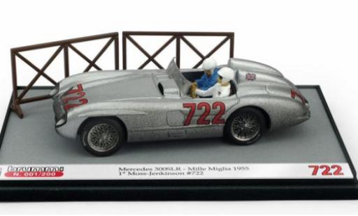 Coche miniatura Mercedes 300 1/43 Brumm SLR No.722 Mille Miglia 1955 Moss Collection avec figurines S.Moss/D.Jenkinson Mercedes 300 1/43 Brumm SLR No.722 Mille Miglia 1955 Moss Collection avec figurines S.Moss/D.Jenkinson coche miniatura