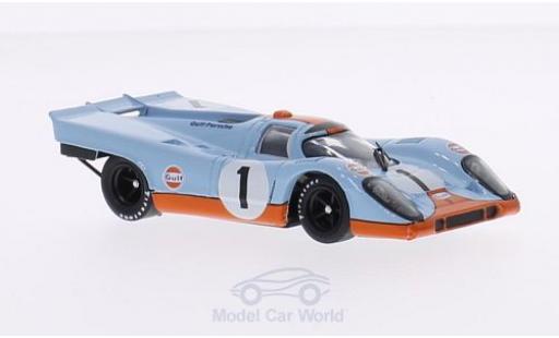Coche miniatura Porsche 917 1971 1/43 Brumm K No.1 Scuderia JWA-Gulf Team Gulf 24h Daytona 1971 J.Siffert/D.Bell Porsche 917 1971 1/43 Brumm K No.1 Scuderia JWA-Gulf Team Gulf 24h Daytona 1971 J.Siffert/D.Bell coche miniatura