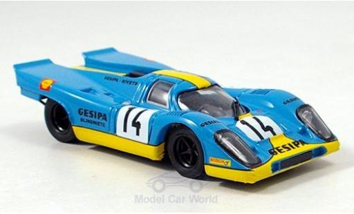 Porsche 917 1970 1/43 Brumm K No.14 Gesipa Racing Team 1000km Monza 1970 J.Neuhaus/R.Kelleners coche miniatura