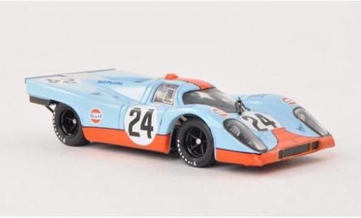 Porsche 917 1/43 Brumm K No.24 JWA-Gulf 1000km Spa 1970 coche miniatura