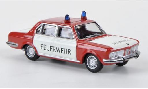 Bmw 2800 1/87 Bub Feuerwehr ELW coche miniatura