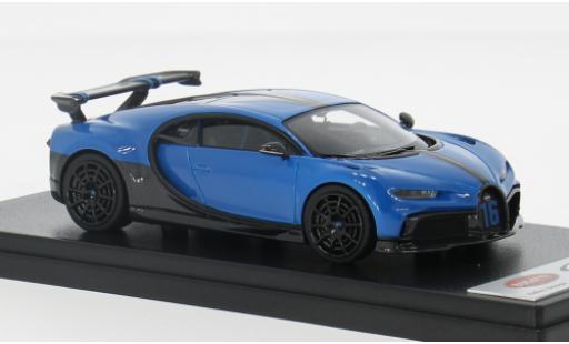 Coche miniatura Bugatti Chiron 1/43 Look Smart Pur Spo blau 1:43 Bugatti Chiron 1/43 Look Smart Pur Spo blau 1:43 coche miniatura