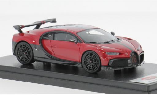 Coche miniatura Bugatti Chiron 1/43 Look Smart Pur Spo rojo 1:43 Bugatti Chiron 1/43 Look Smart Pur Spo rojo 1:43 coche miniatura