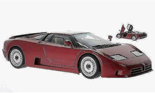 Bugatti EB110 GT 1/18 Autoart metalico rojo 1991 coche miniatura