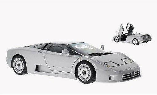 Bugatti EB110 GT 1/18 Autoart metalico gris 1991 coche miniatura