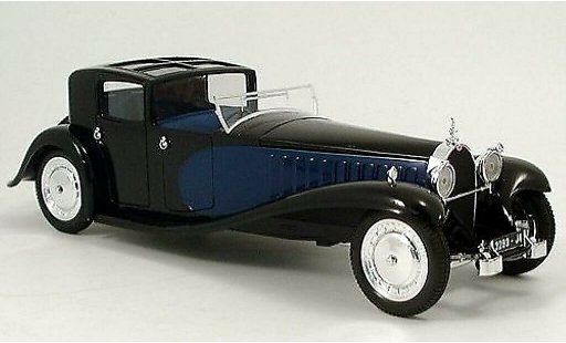 Bugatti 41 berline 1/21 Solido negro-azul Massstab 1:21 1 coche miniatura
