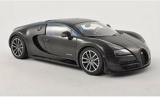 Bugatti Veyron Super Sport 1/18 Autoart 16.4 Edition Merveilleux negro 2011 coche miniatura