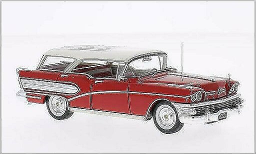 Buick Century Caballero 1/43 Neo rojo/blanco 1958 coche miniatura