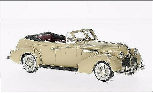 Buick Century Convertible 1/43 Brooklin Phaeton M61-C beige 1939 coche miniatura