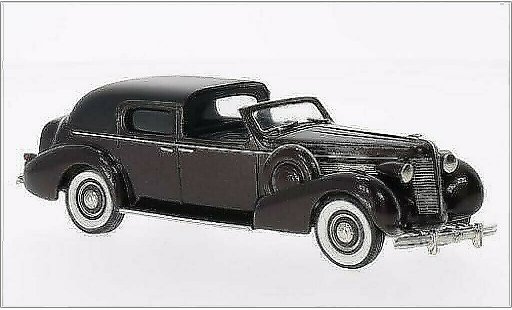 Buick Limited Town Car 1/43 Brooklin by Derham metalico marron/negro 1938 coche miniatura