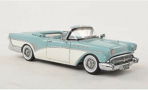 Buick Roadmaster Convertible 1/43 Neo azul-gris/blanco 1957 coche miniatura
