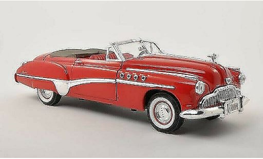 Buick Roadmaster Convertible 1/18 Motormax rojo 1949 coche miniatura