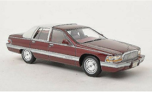 Buick Roadmaster Sedan 1/43 GLM rojo/mate-blanco 1994 coche miniatura