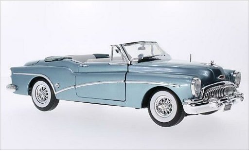Buick Skylark Convertible 1/18 Motormax metalico azul 1953 coche miniatura