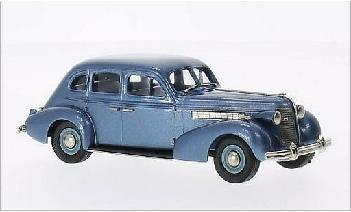 Buick Special Sedan 1/43 Brooklin Plain Back 4-door M-47 metalico azul 1937 coche miniatura