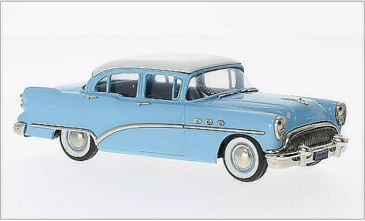 Buick Special Sedan 1/43 Brooklin azul/blanco 1954 coche miniatura