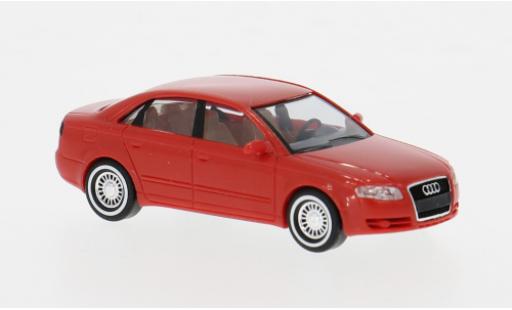 Audi A4 1/87 Busch rojo 2004 1:87 coche miniatura