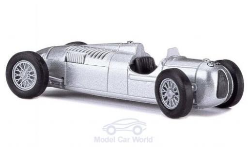 Coche miniatura Auto Union Typ C 1/87 Busch gris Formel 1 1936 Megamodell in PC-Box Auto Union Typ C 1/87 Busch gris Formel 1 1936 Megamodell in PC-Box coche miniatura